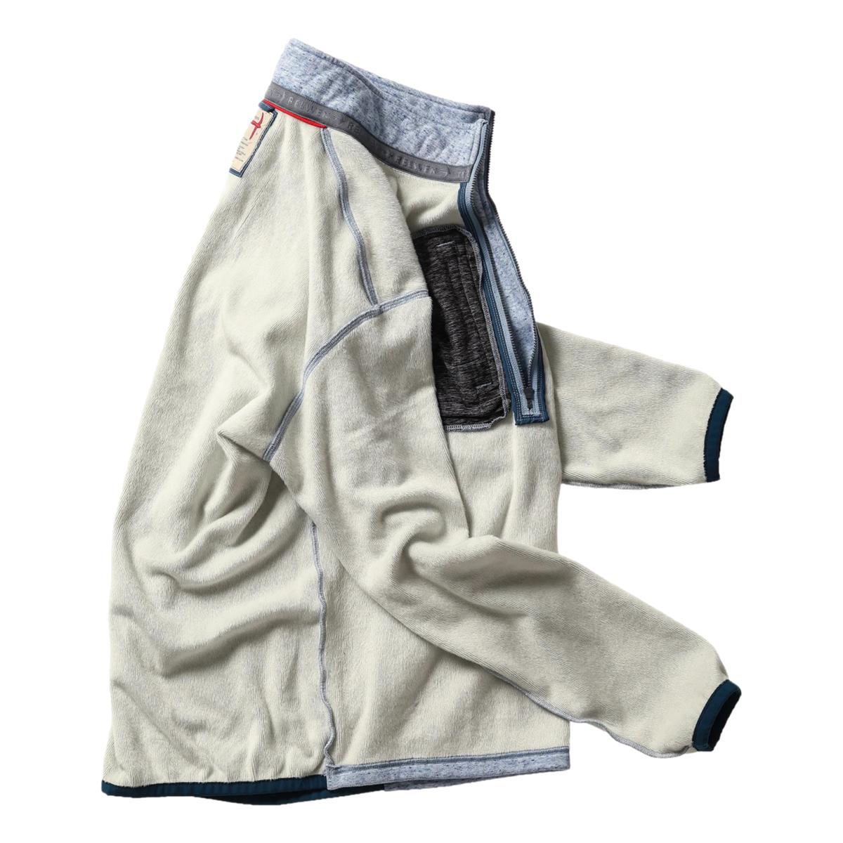 Micropile Half-Zip Lt Blue Fleck - Sweatshirt