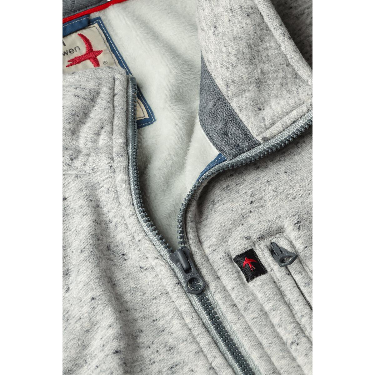 Micropile Half-Zip Lt Grey Fleck - Sweatshirt