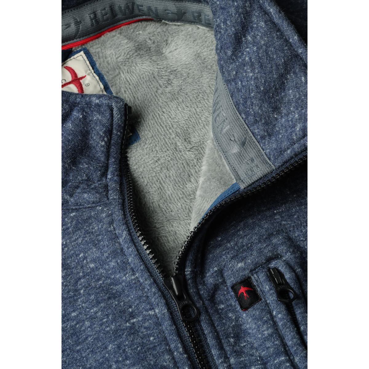 Micropile Half-Zip Navy Fleck - Sweatshirt