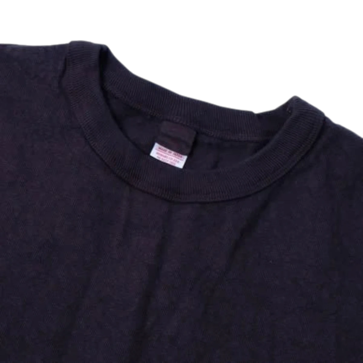 MILWORK No.8 Slub Nep Short Sleeve T-Shirt in black. Made from a durable 9.5 oz. cotton blend with a unique slub texture and neps.