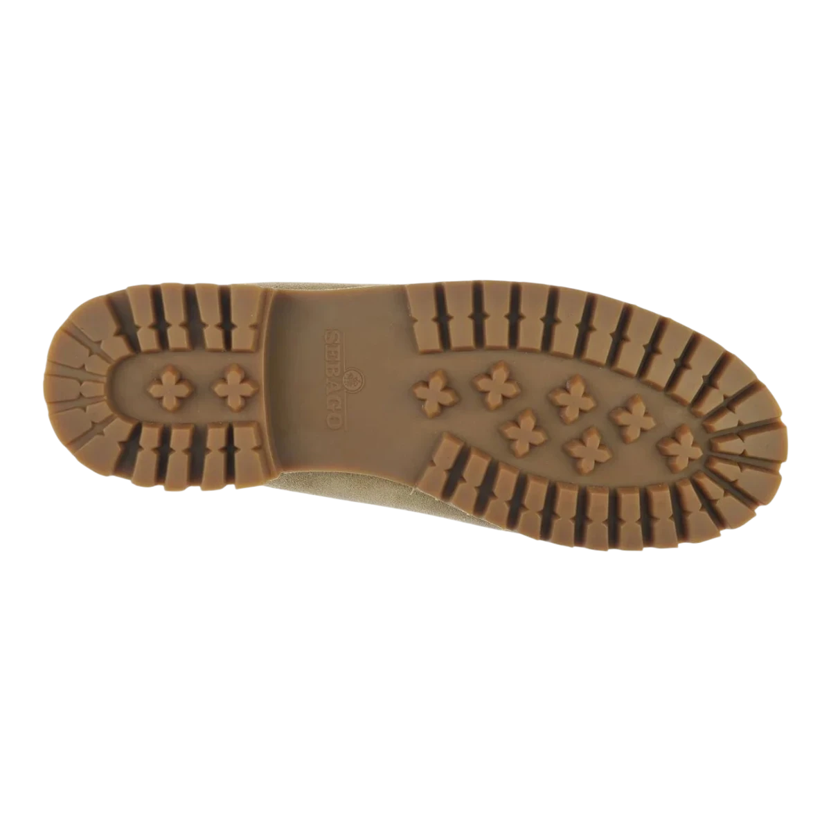 MILWORK Ranger Artisan Sughero tan suede boat shoes with thick honey gum commando sole for traction and stability.
