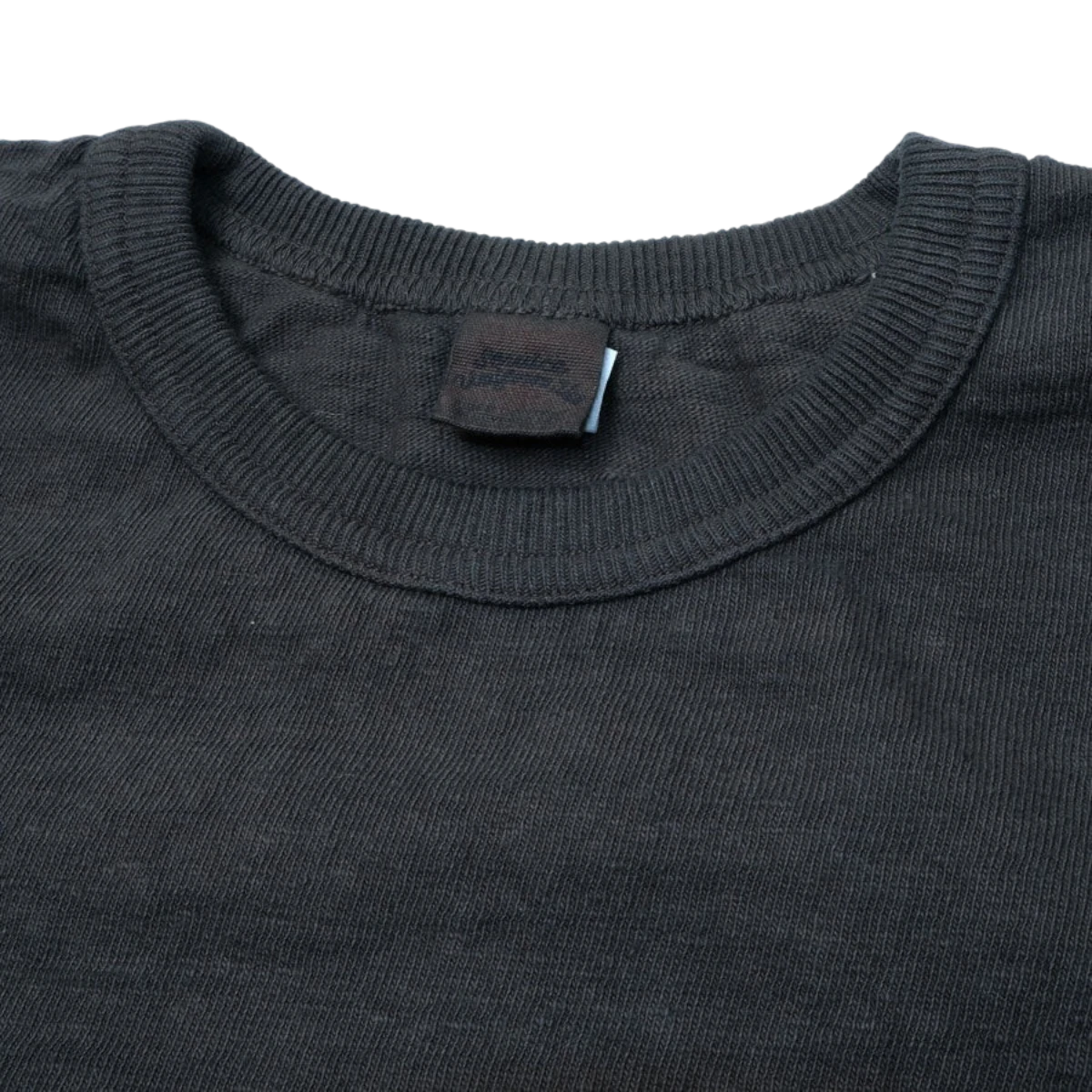 MILWORK No.8 Slub Nep Short Sleeve T-Shirt in steel gray. Durable 9.5 oz. cotton with unique slub texture and neps.