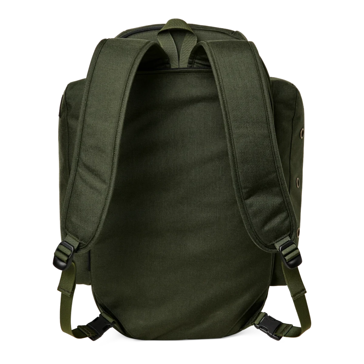 MILWORKS Dryden Duffle Pack in otter green 1000D nylon with padded backpack straps and back panel