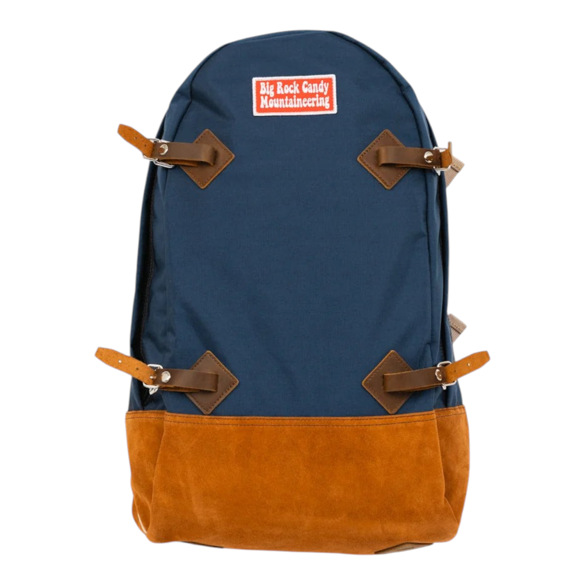 MILWORKS Gator Pack V2 in blackberry canvas with a brown suede base and leather gear attachment points.