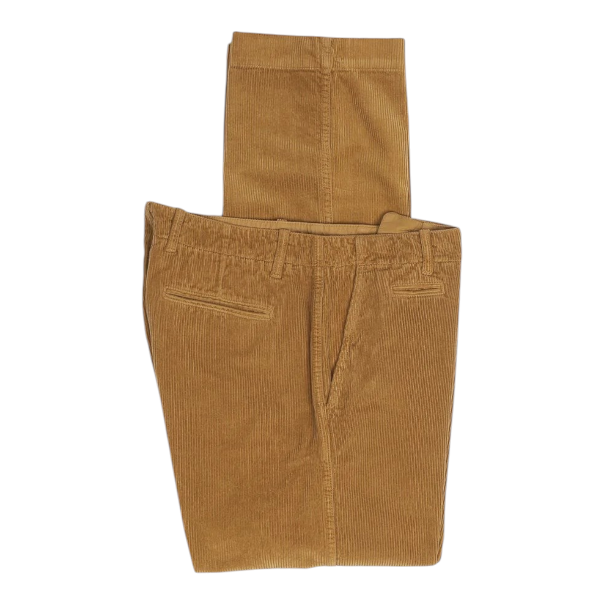 MILWORKS East Harbour Surplus Axel mustard corduroy chino pants in a relaxed fit made from 100% washed cotton.