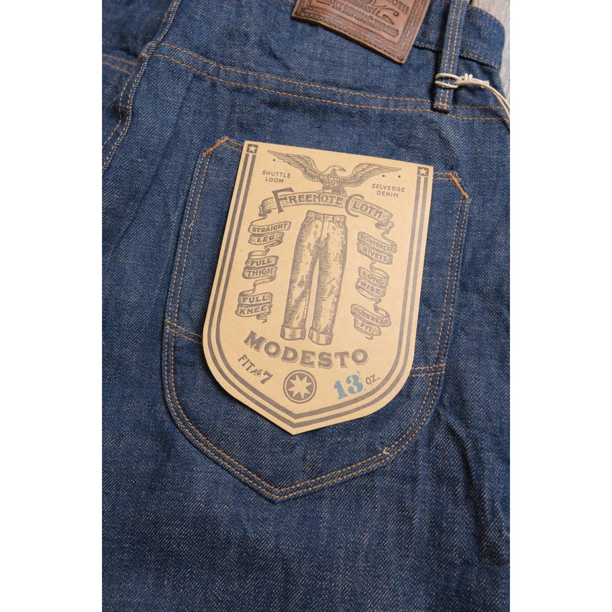 Modesto 13oz Natural Rinsed Denim - Denim