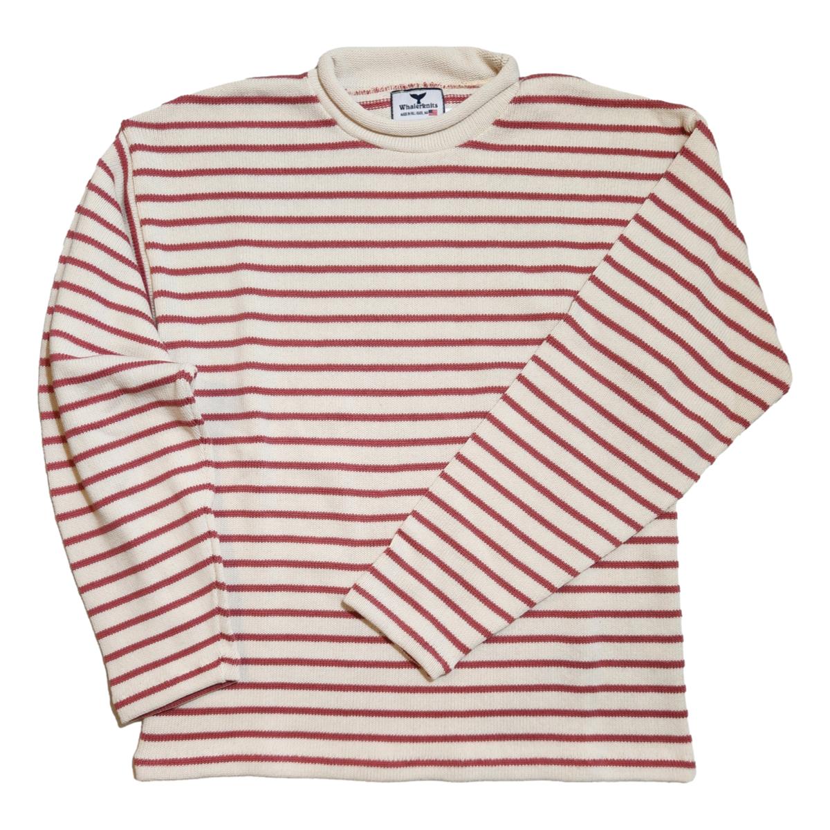 Nantucket Rollneck Sweater Natural Nantucket Red - Sweater