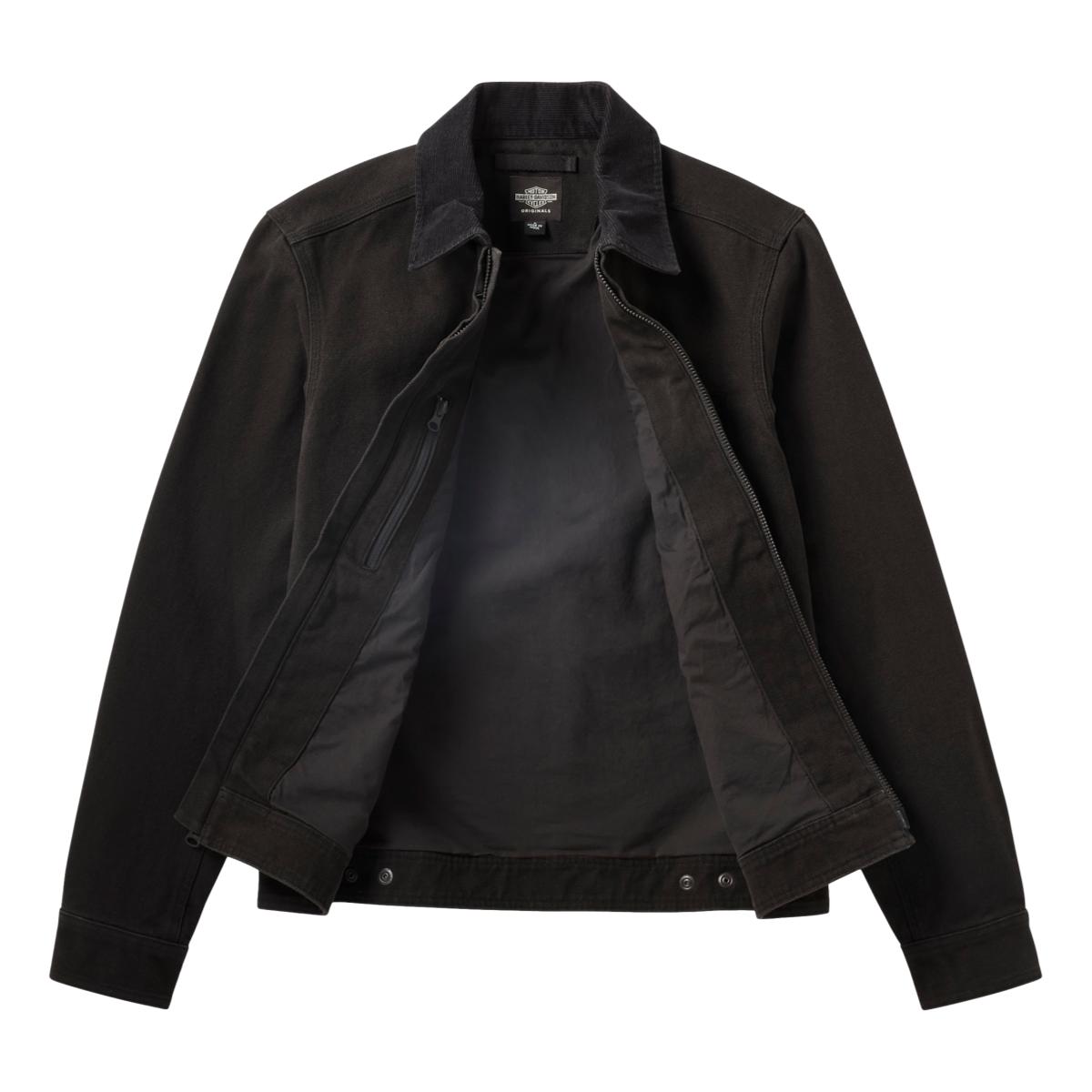 Originals Union Canvas Jacket Washed Black - Chore Jacket