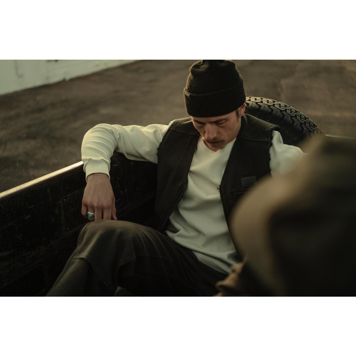 Originals Union Canvas Vest Washed Black - Vest