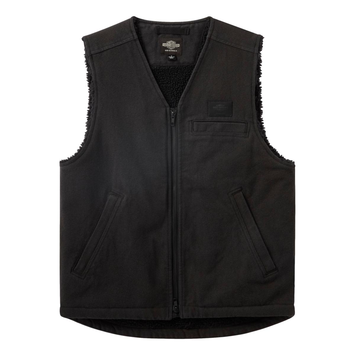 Originals Union Canvas Vest Washed Black - Vest