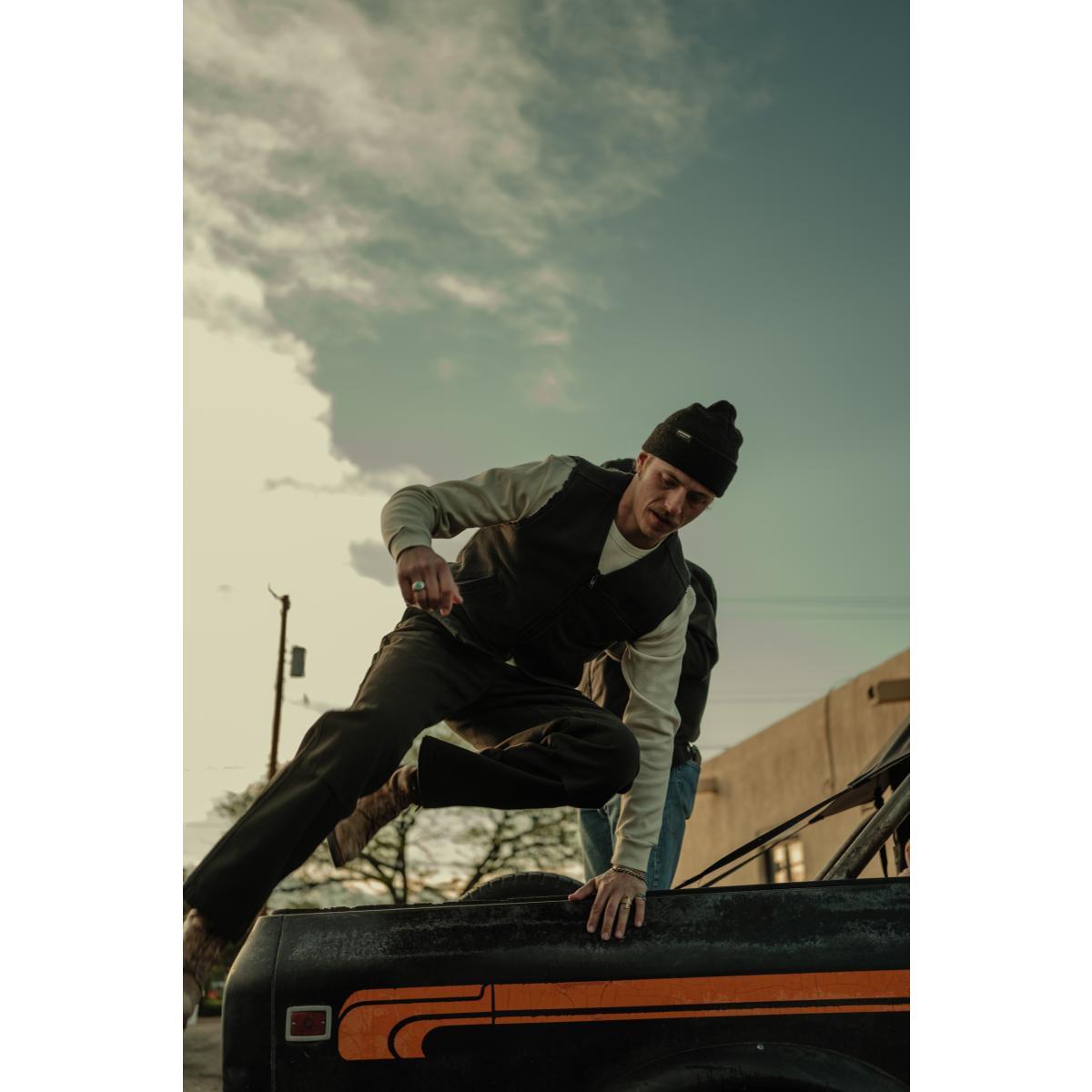 Originals Union Canvas Vest Washed Black - Vest