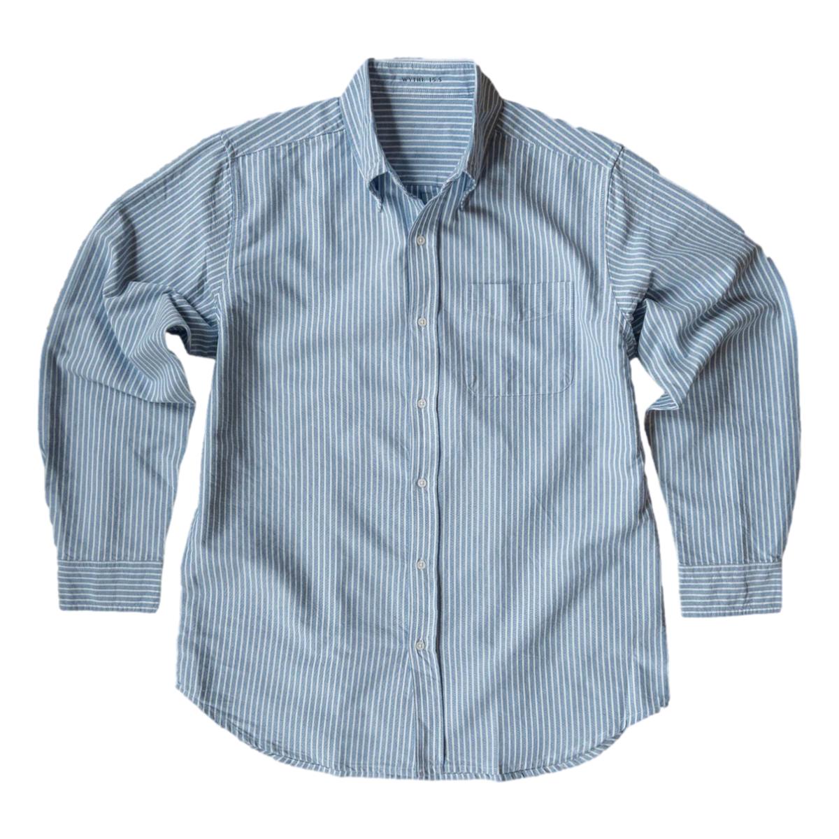 Oxford Cloth Button Down Classic Blue and White Stripe