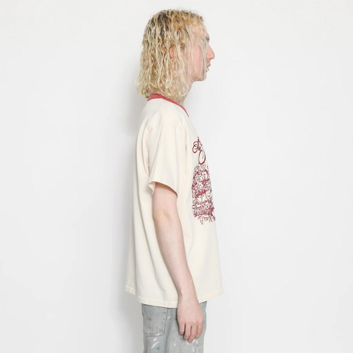 Restaurant Tee Red Ringer Natural - T Shirt
