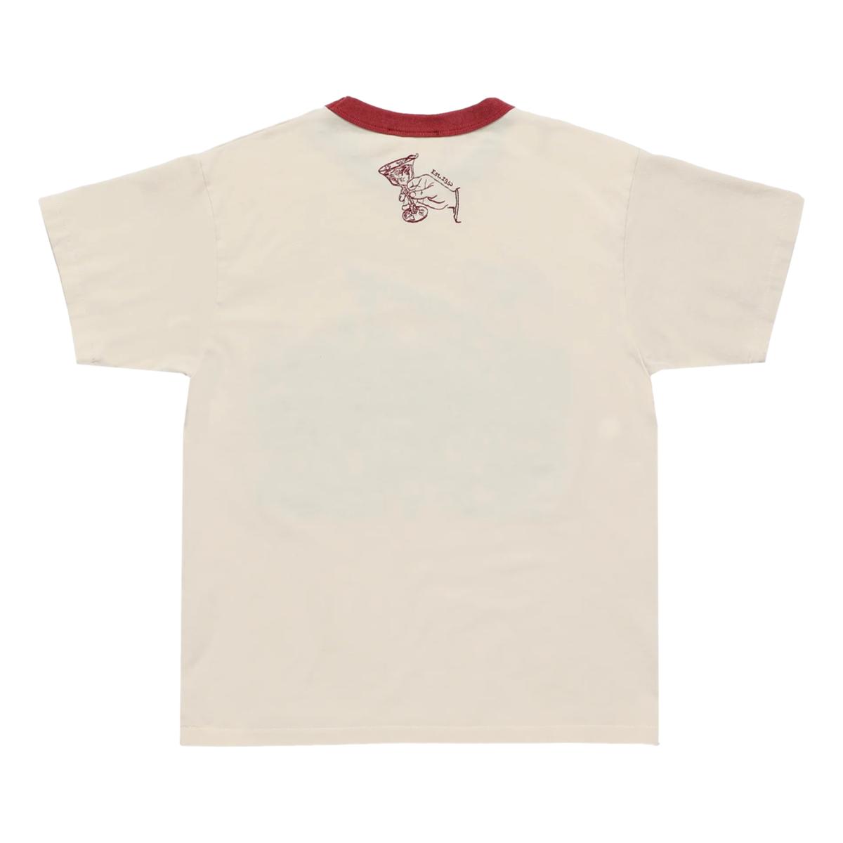 Restaurant Tee Red Ringer Natural - T Shirt
