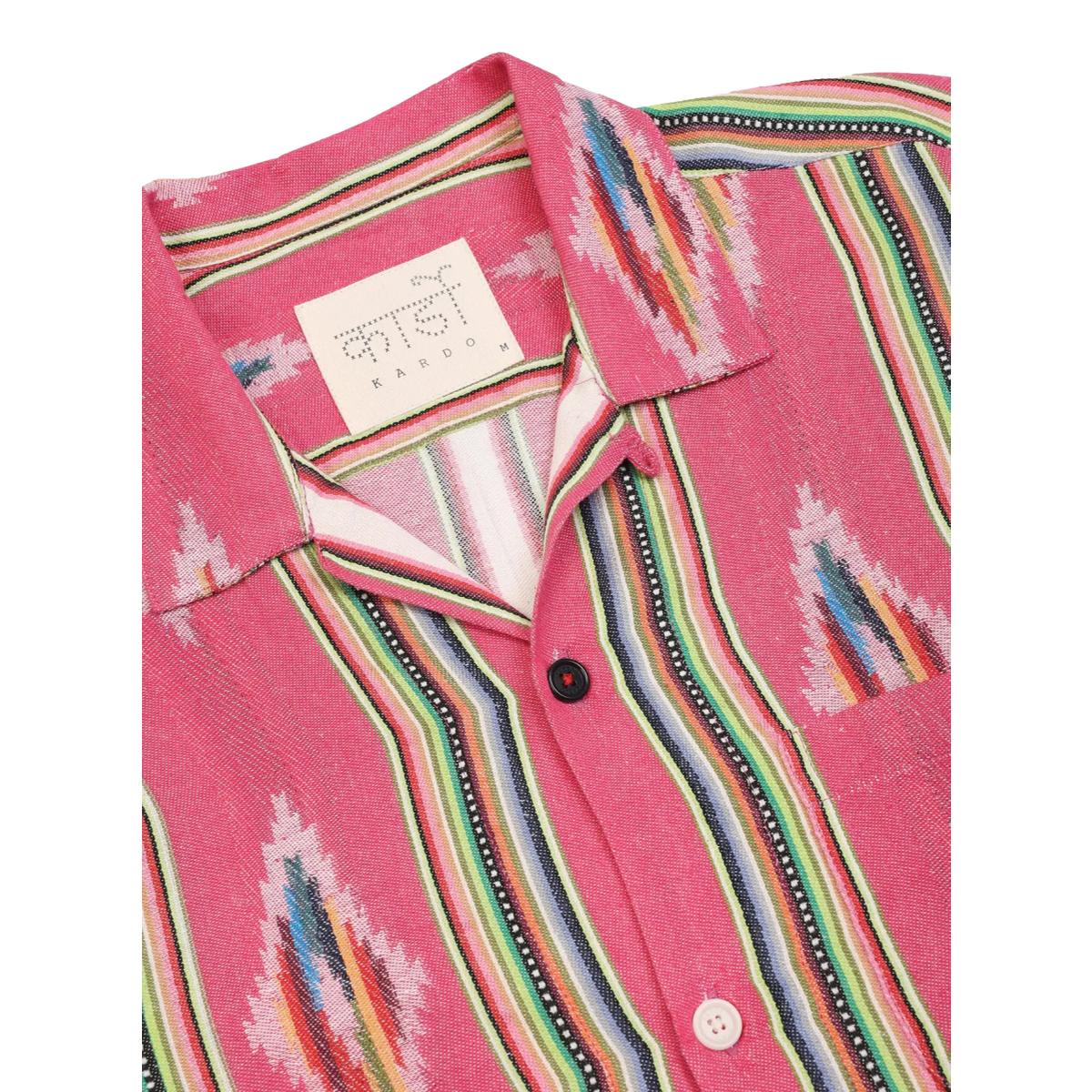 Ronen Short Sleeve Shirt Bubblegum - Short Sleeve Shirt