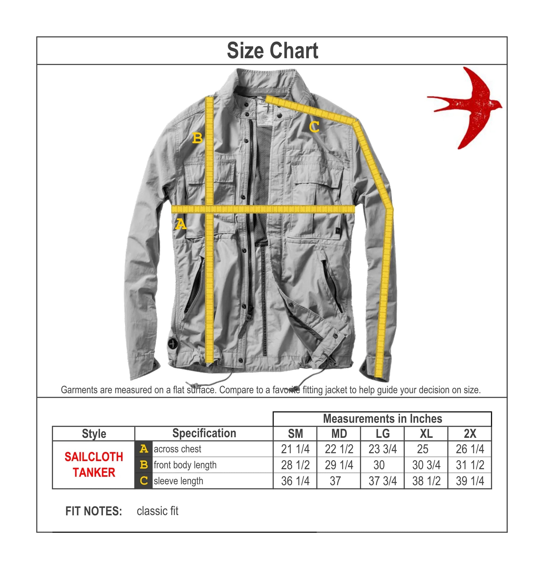 Sailcloth Tanker Bright Army - outerwear