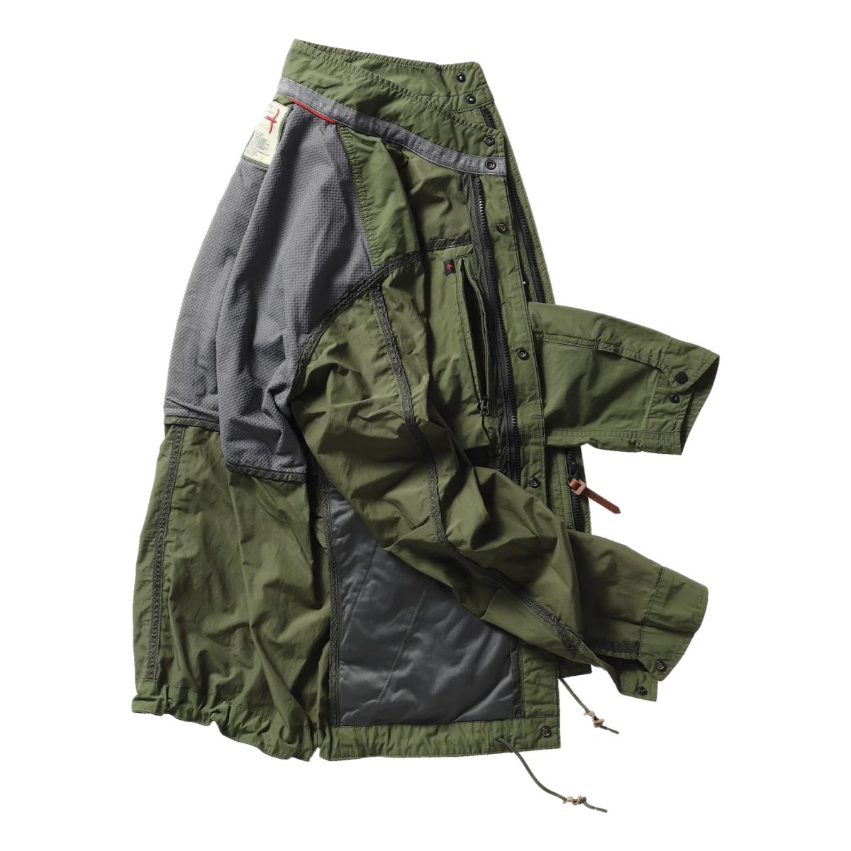 Sailcloth Tanker Bright Army - outerwear