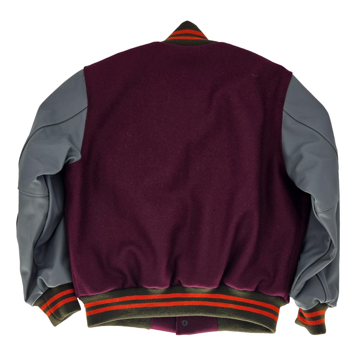 Settlemier’s x Milworks Set-In Wool & Leather Letter Jacket