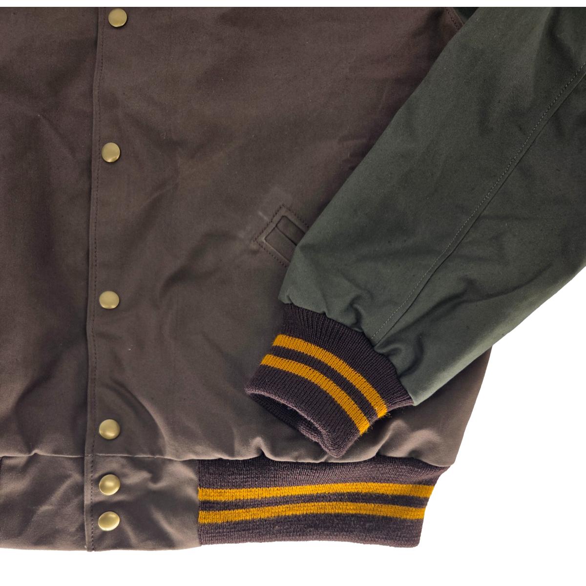 Settlemier’s x Milworks Waxed Canvas Varsity Jacket