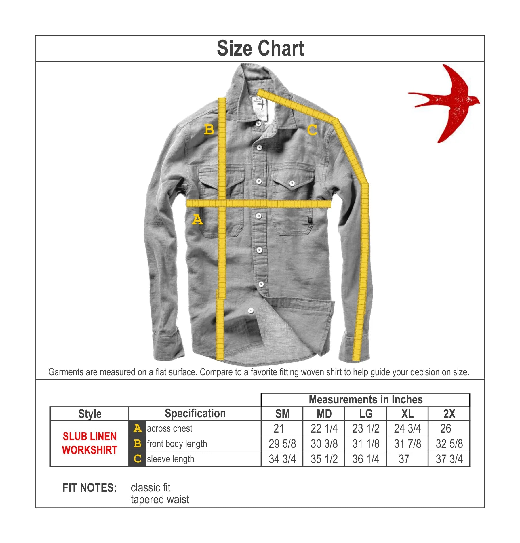 Slub Linen Workshirt Smoke - Shirts