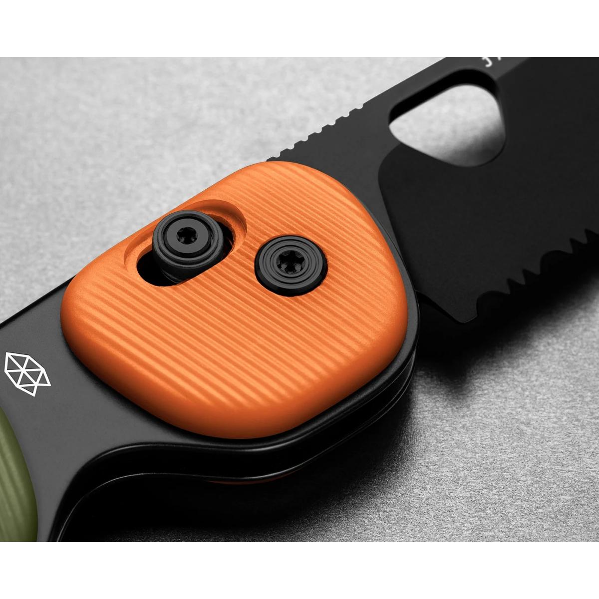 The Redstone OD Green + Orange + Black - knife