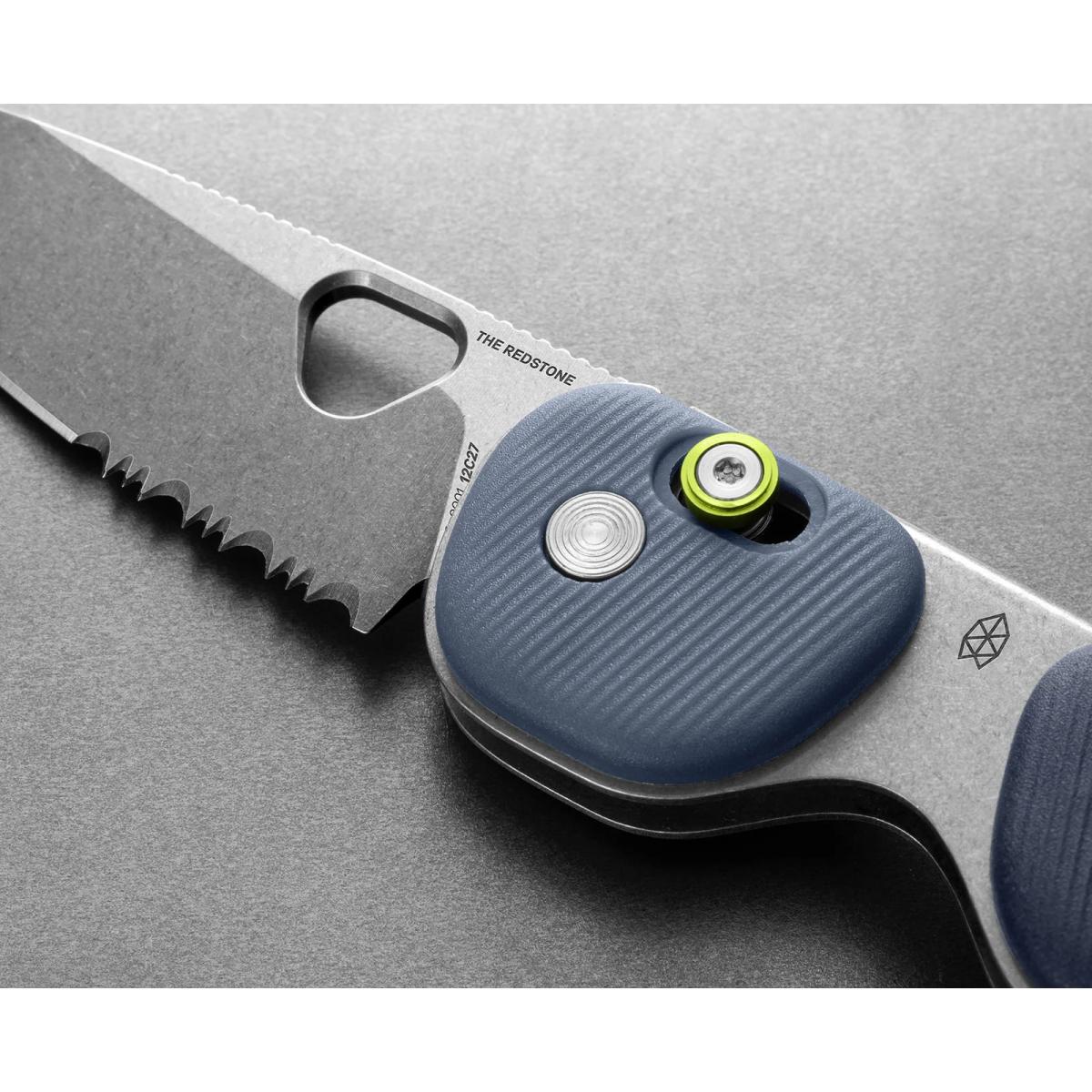 The Redstone Tidal Blue + Stonewash - knife