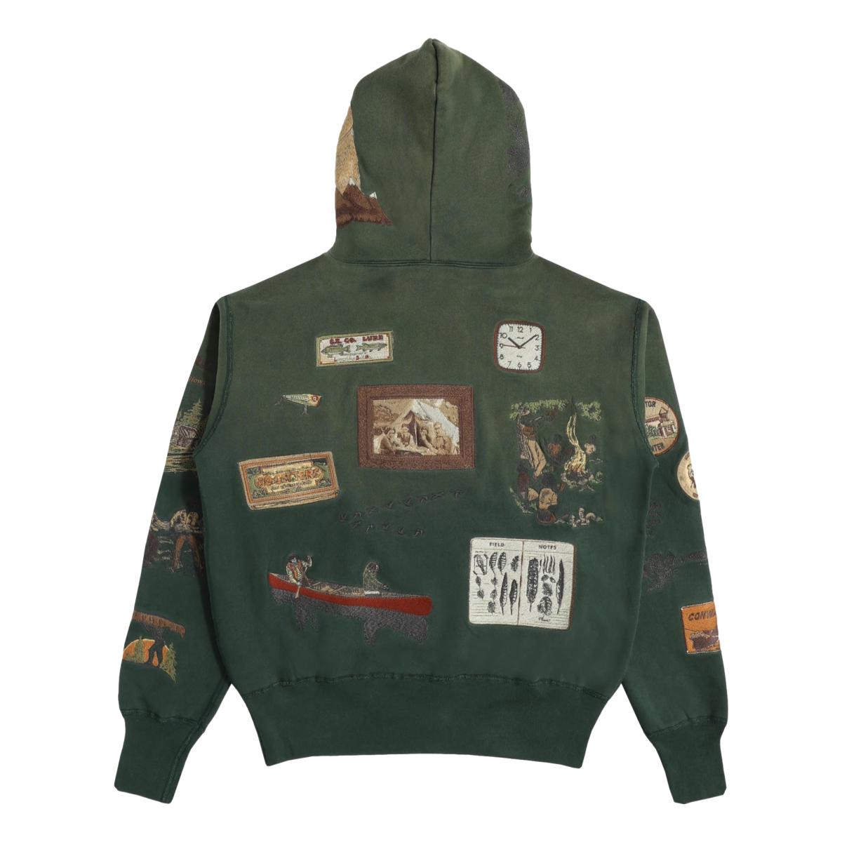 Trail Hoodie Forest Green - Hoodie