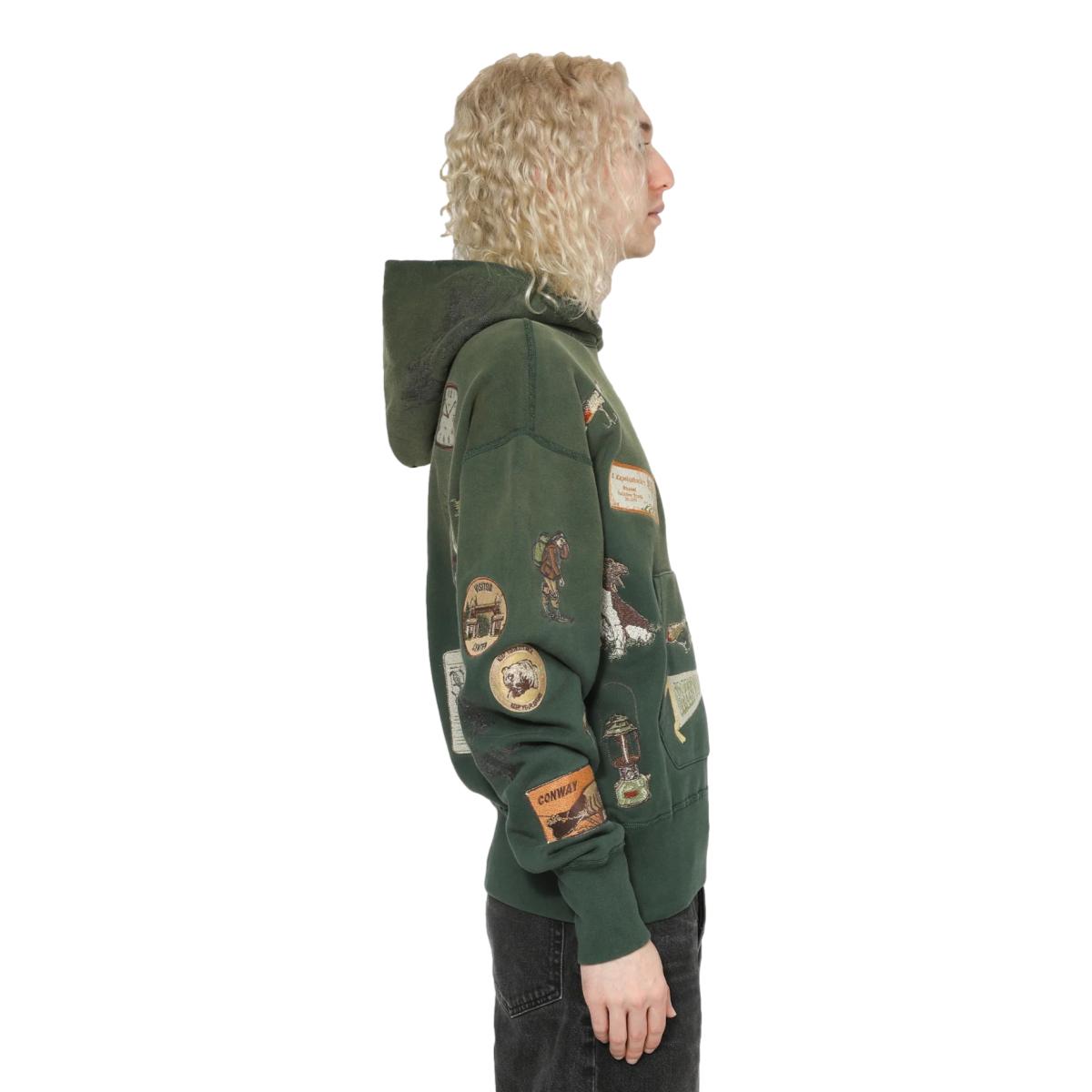 Trail Hoodie Forest Green - Hoodie