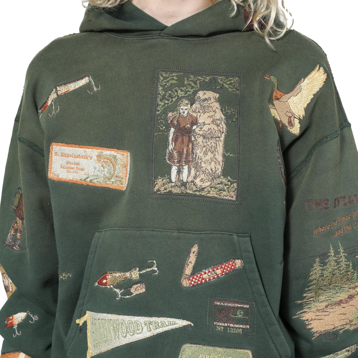 Trail Hoodie Forest Green - Hoodie