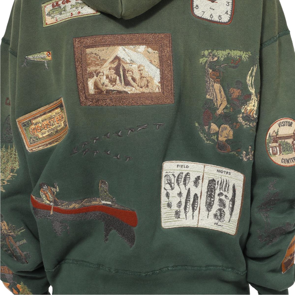 Trail Hoodie Forest Green - Hoodie