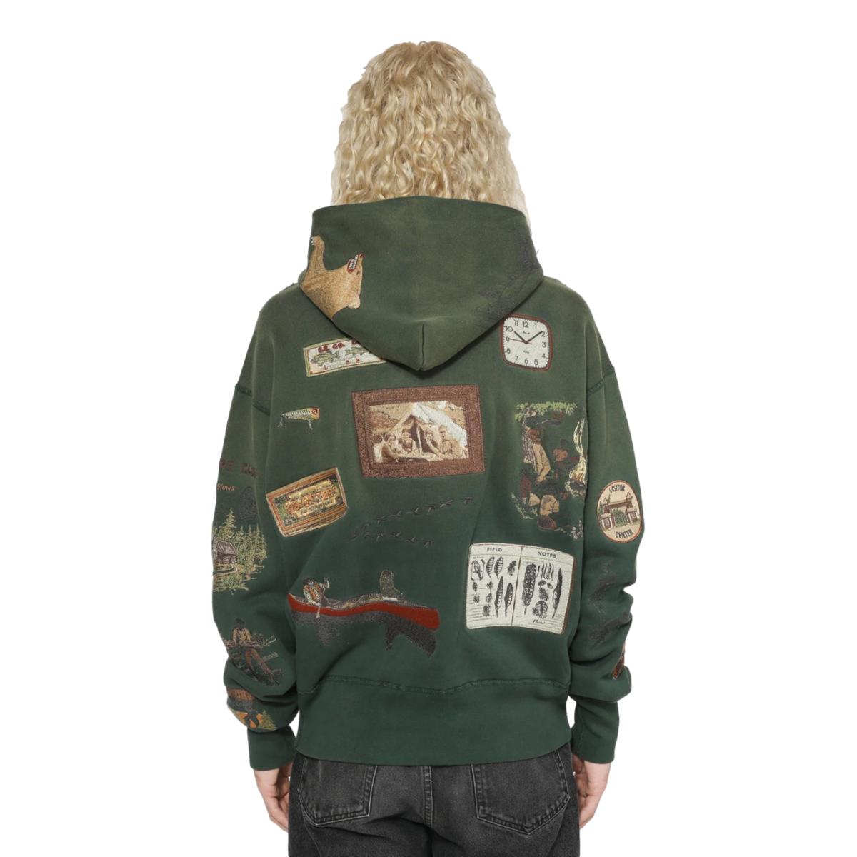 Trail Hoodie Forest Green - Hoodie