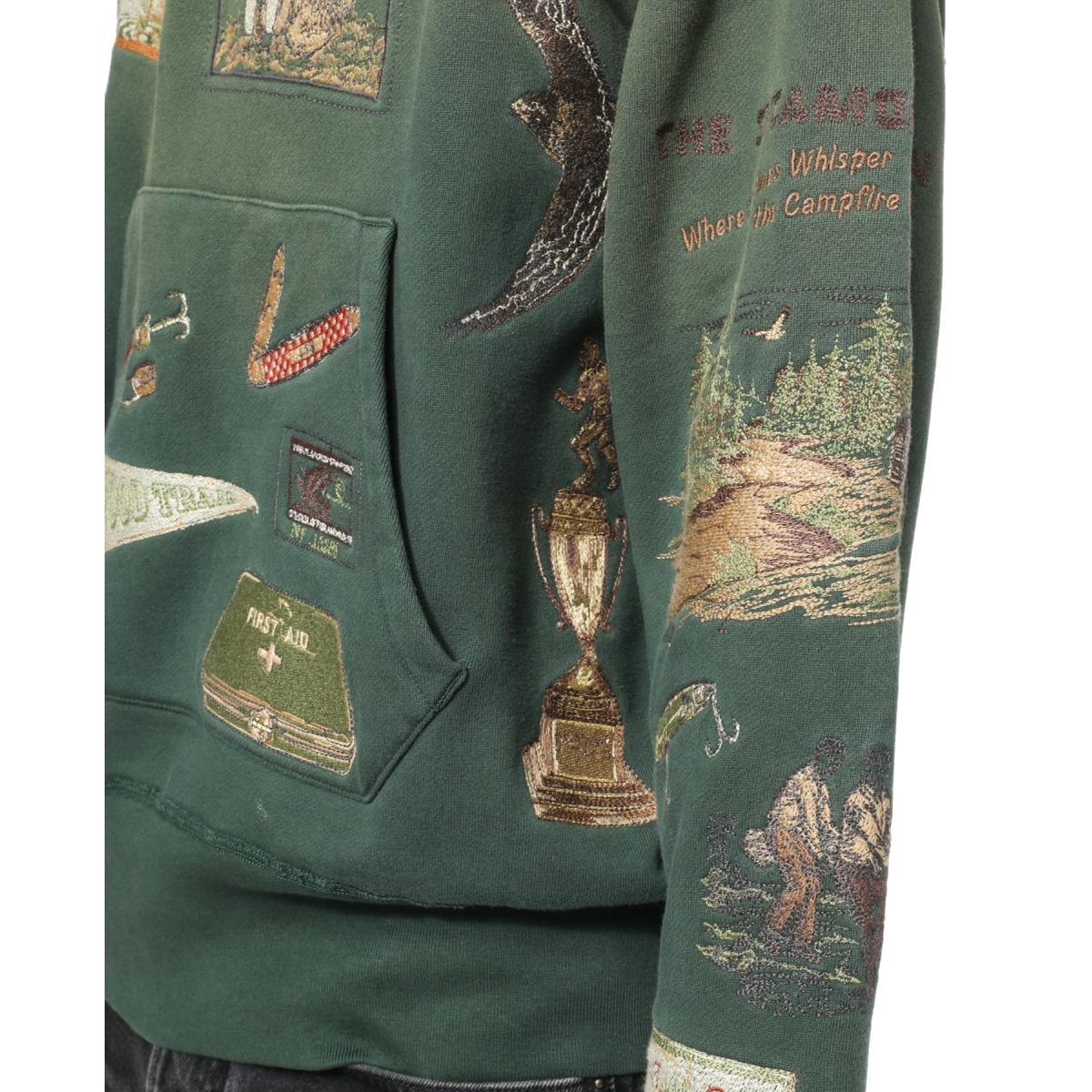 Trail Hoodie Forest Green - Hoodie