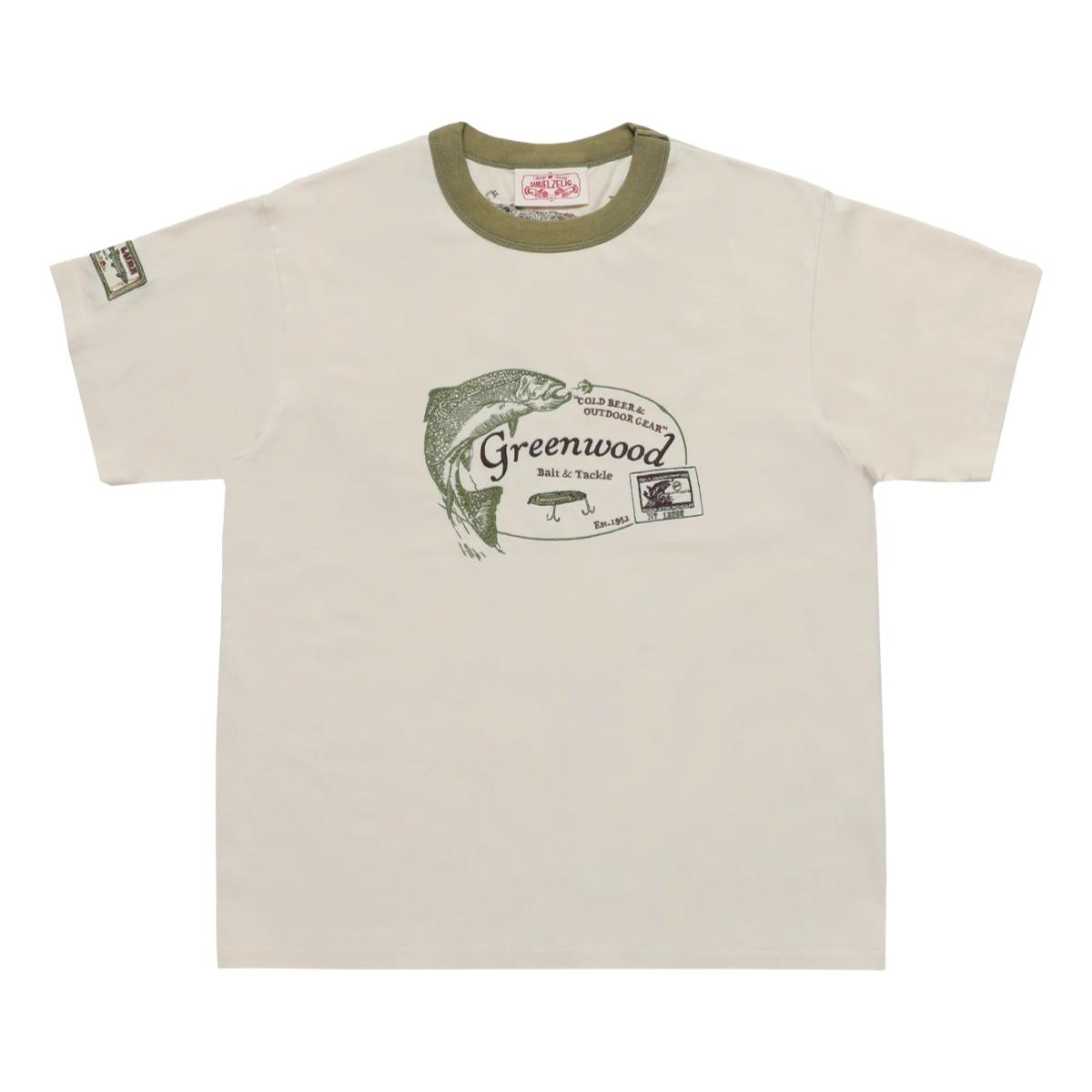 Trail Tee Olive Ringer - T Shirt