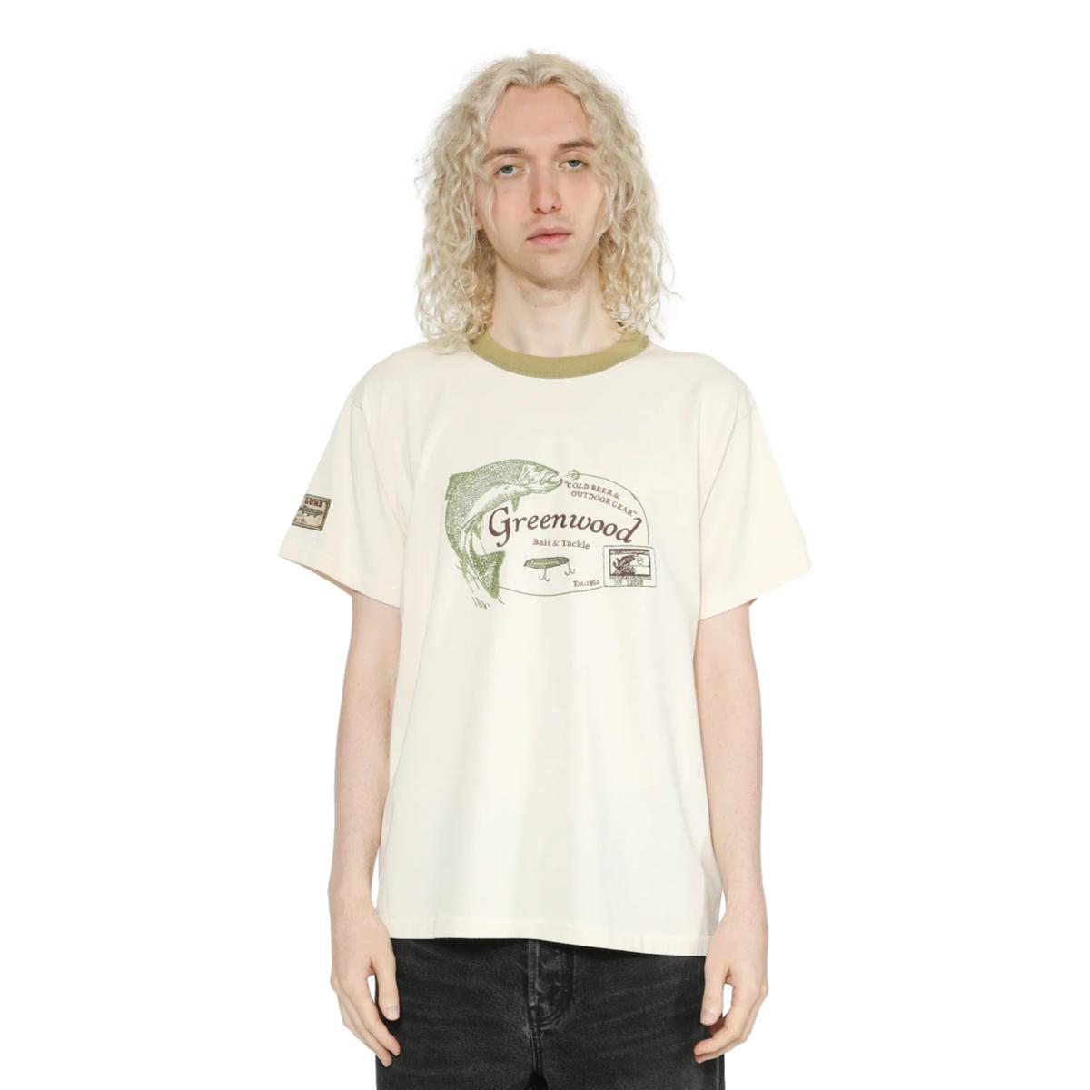 Trail Tee Olive Ringer - T Shirt