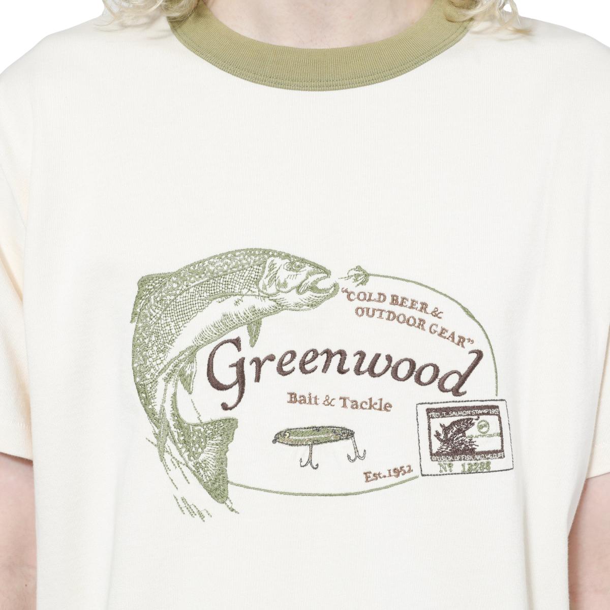 Trail Tee Olive Ringer - T Shirt