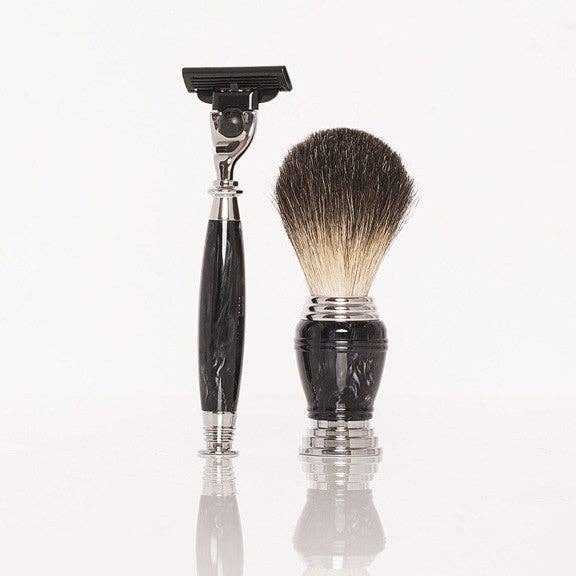 Brouk and Co. - Truman Shave Set: Black-2398