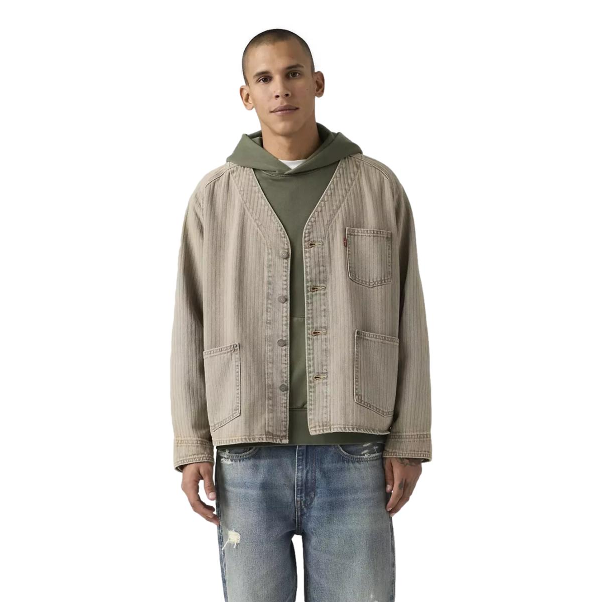 Union Engineer Cardigan Uniform Badge Tan - Shirt