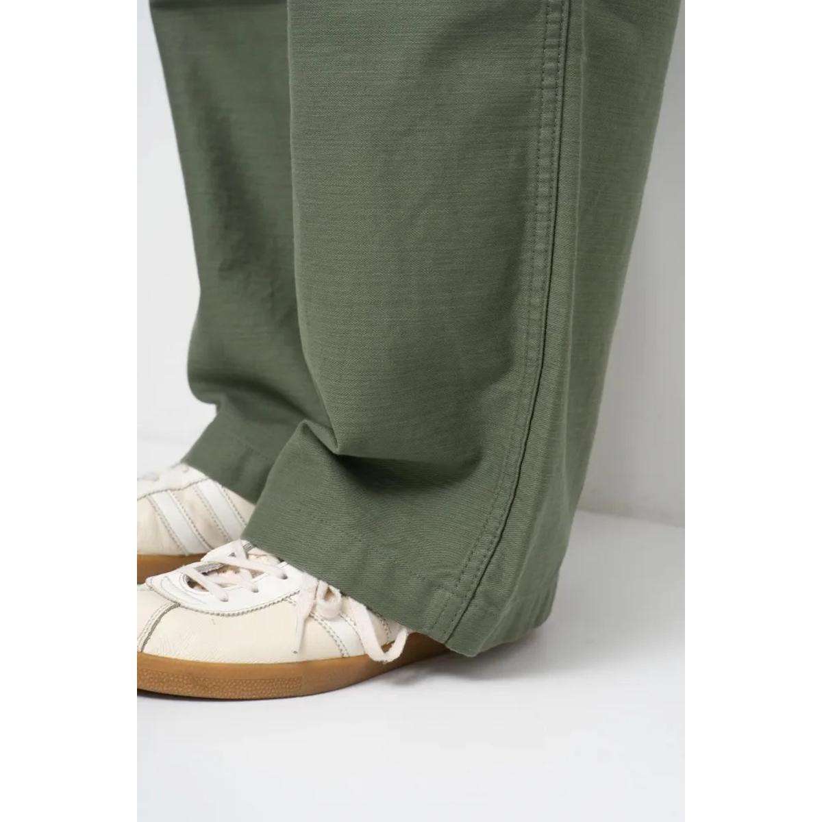 Vintage Fatigue Pants Light Olive Drab - Fatigue Pants