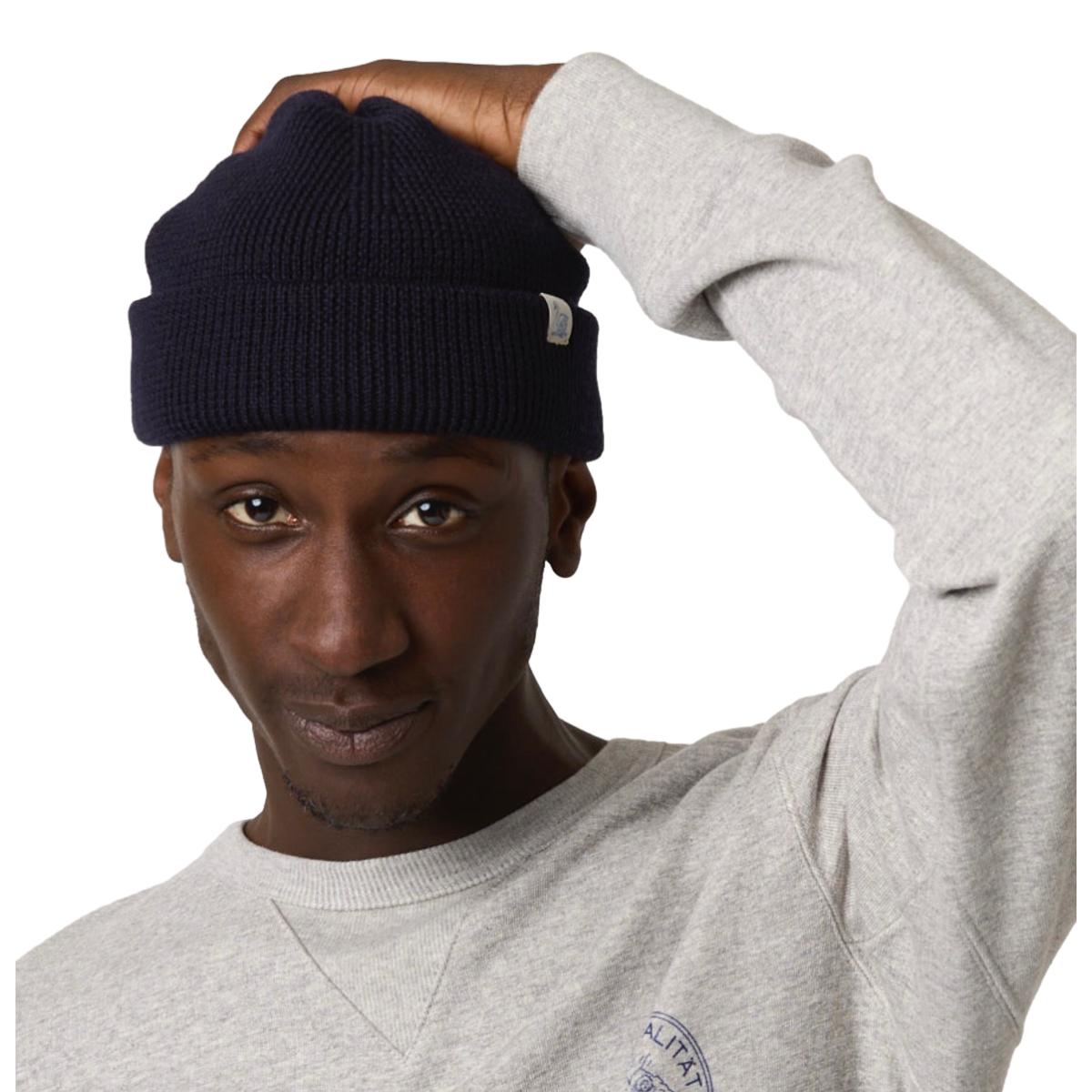 Watch Cap Merino Wool Dark Navy - Hat