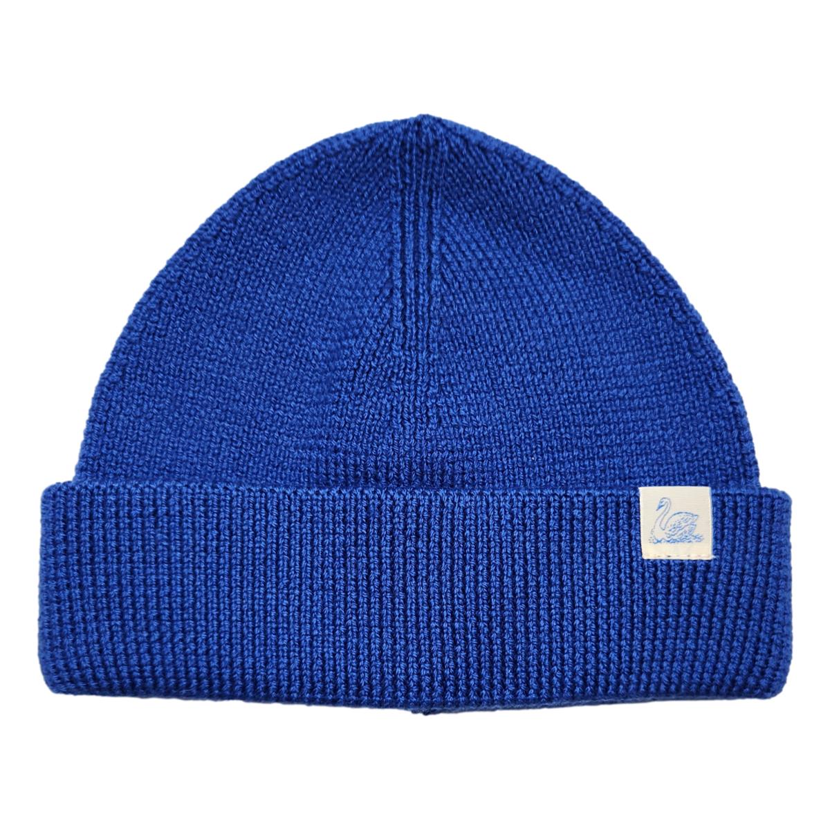 Watch Cap Merino Wool Swan Blue Hat